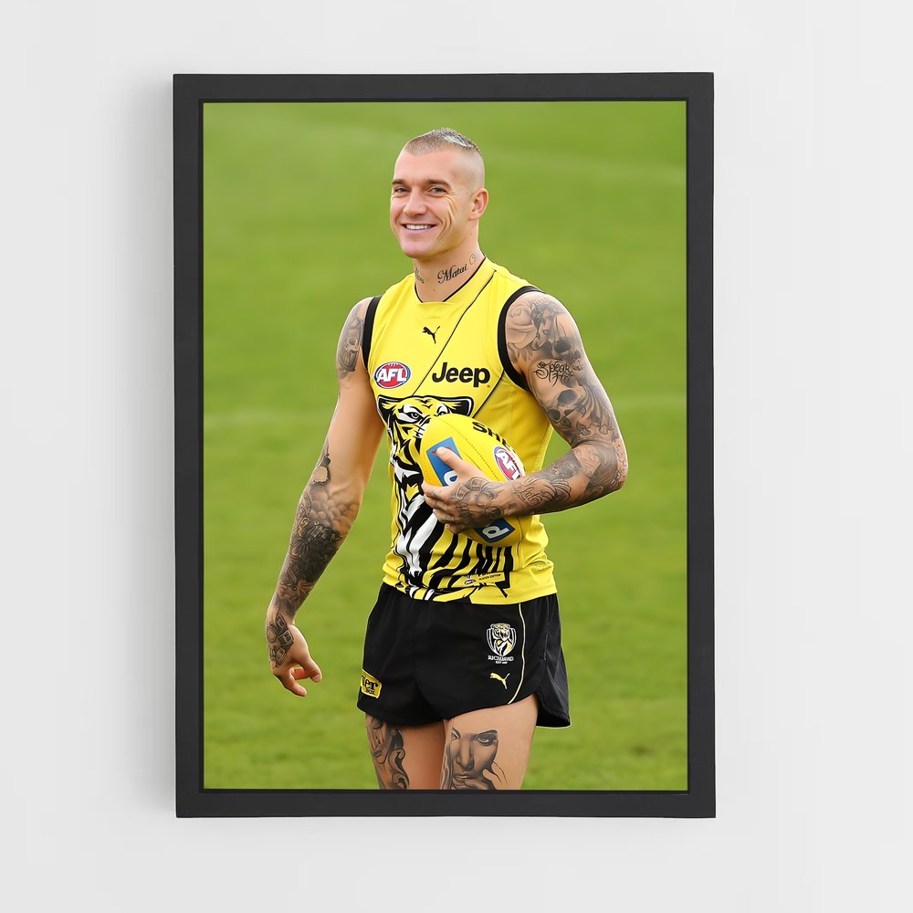 Poster Dustin martin – affiche Football australien (vue 2)